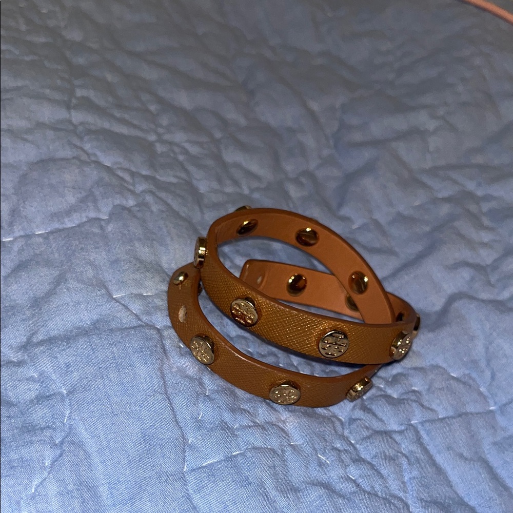 Tory Burch Wrap Leather Bracelet
